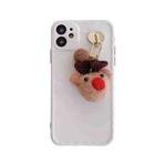 Elk Pendant Wave TPU Case For iPhone 13(White)