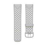 For Fitbit Charge 5 Silicone Hole Watch Band(Apricot)