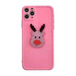 Christmas Wave Shockproof TPU Protective Case For iPhone 12 mini(Elk)