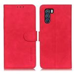 For OPPO K9 Pro KHAZNEH Retro Texture PU + TPU Horizontal Flip Leather Case with Holder & Card Slots & Wallet(Red)