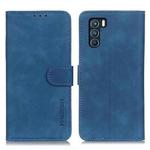 For OPPO K9 Pro KHAZNEH Retro Texture PU + TPU Horizontal Flip Leather Case with Holder & Card Slots & Wallet(Blue)