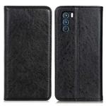 For OPPO K9 Pro Magnetic Crazy Horse Texture Horizontal Flip Leather Case with Holder & Card Slots & Wallet(Black)