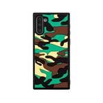 For Samsung Galaxy Note10 Camouflage Clouds Embossed Skin Feel Silicone Shockproof Case(Green)