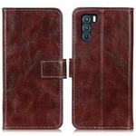 For OPPO K9 Pro Retro Crazy Horse Texture Horizontal Flip Leather Case with Holder & Card Slots & Photo Frame & Wallet(Brown)