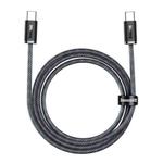 Baseus CALD000316 Dynamic Series 100W USB-C / Type-C to USB-C / Type-C Fast Charging Data Cable, Cable Length:2m(Dark Grey Blue)