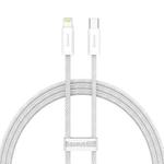Baseus CALD000002 Dynamic Series 20W USB-C / Type-C to 8 Pin Fast Charging Data Cable, Cable Length:1m(White)