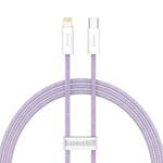 Baseus CALD000005 Dynamic Series 20W USB-C / Type-C to 8 Pin Fast Charging Data Cable, Cable Length:1m(Purple)