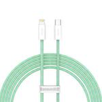 Baseus CALD000106 Dynamic Series 20W USB-C / Type-C to 8 Pin Fast Charging Data Cable, Cable Length:2m(Green)