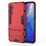 For OPPO Realme XT & K5 Shockproof PC + TPU Protective Case with Holder(Red)