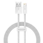 Baseus CALD000402 Dynamic Series 2.4A USB to 8 Pin Fast Charging Data Cable, Cable Length:1m(White)