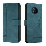 For Nokia G50 Retro Skin Feel Horizontal Flip Soft TPU + PU Leather Case(Dark Green)