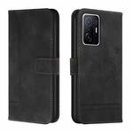 For Xiaomi Mi 11T Pro Retro Skin Feel Horizontal Flip Soft TPU + PU Leather Case(Black)