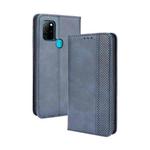 For BLU G91 Magnetic Buckle Retro Crazy Horse Texture Horizontal Flip Leather Case with Holder & Card Slots & Photo Frame(Blue)