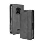 For Doogee S59 / S59 Pro Magnetic Buckle Retro Crazy Horse Texture Horizontal Flip Leather Case with Holder & Card Slots & Photo Frame(Black)