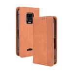 For Doogee S59 / S59 Pro Magnetic Buckle Retro Crazy Horse Texture Horizontal Flip Leather Case with Holder & Card Slots & Photo Frame(Brown)