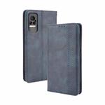 For Xiaomi Civi Magnetic Buckle Retro Crazy Horse Texture Horizontal Flip Leather Case with Holder & Card Slots & Photo Frame(Blue)