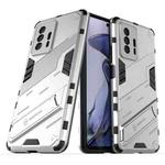 For Xiaomi Mi 11T / 11T Pro Punk Armor 2 in 1 PC + TPU Shockproof Case with Invisible Holder(White)