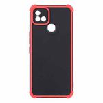 For Infinix Hot 10i Eagle Eye Armor Dual-color Shockproof TPU + PC Protective Case(Red)