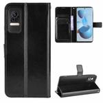For Xiaomi Civi Crazy Horse Texture Horizontal Flip Leather Case with Holder & Card Slots & Lanyard(Black)