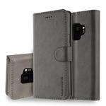 For Galaxy S9 LC.IMEEKE Calf Texture Horizontal Flip Leather Case, with Holder & Card Slots & Wallet(Grey)