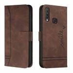 For vivo Y12 / Y15 / Y17 / Y11 Retro Skin Feel Horizontal Flip Soft TPU + PU Leather Case(Coffee)