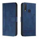 For vivo Y12 / Y15 / Y17 / Y11 Retro Skin Feel Horizontal Flip Soft TPU + PU Leather Case(Blue)