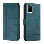 For vivo Y21 Retro Skin Feel Horizontal Flip Soft TPU + PU Leather Case(Dark Green)