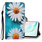 For Galaxy Note 10 Plus 3D Colored Drawing Horizontal Flip PU Leather Case with Holder & Card Slots & Wallet(Chrysanthemum)