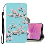 For Galaxy S10 Plus 3D Colored Drawing Horizontal Flip PU Leather Case with Holder & Card Slots & Wallet(Magnolia)