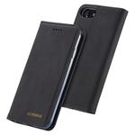 For iPhone 8 Plus / 7 Plus LC.IMEEKE LC-002 Series Skin Hand Feeling PU + TPU Horizontal Flip Leather Case with Holder & Card Slot & Wallet(Black)