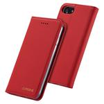 For iPhone 8 Plus / 7 Plus LC.IMEEKE LC-002 Series Skin Hand Feeling PU + TPU Horizontal Flip Leather Case with Holder & Card Slot & Wallet(Red)