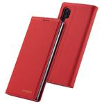 For Galaxy Note 10 Plus LC.IMEEKE LC-002 Series Skin Hand Feeling PU + TPU Horizontal Flip Leather Case with Holder & Card Slot & Wallet(Red)