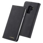 For Galaxy S9 LC.IMEEKE LC-002 Series Skin Hand Feeling PU + TPU Horizontal Flip Leather Case with Holder & Card Slot & Wallet(Black)