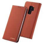 For Galaxy S9 LC.IMEEKE LC-002 Series Skin Hand Feeling PU + TPU Horizontal Flip Leather Case with Holder & Card Slot & Wallet(Brown)