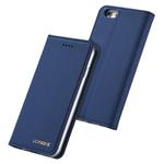 For iPhone 6 Plus / 6s Plus LC.IMEEKE LC-002 Series Skin Hand Feeling PU + TPU Horizontal Flip Leather Case with Holder & Card Slot & Wallet(Blue)
