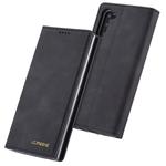 For Galaxy Note 10 LC.IMEEKE LC-002 Series Skin Hand Feeling PU + TPU Horizontal Flip Leather Case with Holder & Card Slot & Wallet(Black)