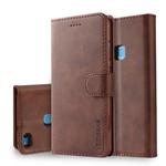 For Huawei P10 Lite LC.IMEEKE Calf Texture Horizontal Flip Leather Case, with Holder & Card Slots & Wallet(Brown)