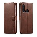 For Huawei P20 Lite 2019 / Nova 5i LC.IMEEKE Calf Texture Horizontal Flip Leather Case, with Holder & Card Slots & Wallet(Brown)