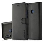 For Huawei P20 Lite / Nova 3e LC.IMEEKE Calf Texture Horizontal Flip Leather Case, with Holder & Card Slots & Wallet(Black)