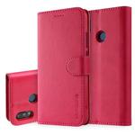 For Huawei P20 Lite / Nova 3e LC.IMEEKE Calf Texture Horizontal Flip Leather Case, with Holder & Card Slots & Wallet(Rose Red)