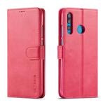 For Huawei P Smart Plus (2019) / Honor 10i / 20i / Enjoy 9s / Maimang 8 LC.IMEEKE Calf Texture Horizontal Flip Leather Case, with Holder & Card Slots & Wallet(Rose Red)