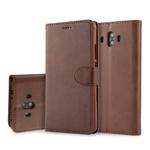 For Huawei Mate 10 LC.IMEEKE Calf Texture Horizontal Flip Leather Case, with Holder & Card Slots & Wallet(Brown)