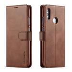 For Huawei P Smart (2019) / Honor 10 Lite LC.IMEEKE Calf Texture Horizontal Flip Leather Case, with Holder & Card Slots & Wallet(Brown)