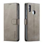 For Huawei P Smart (2019) / Honor 10 Lite LC.IMEEKE Calf Texture Horizontal Flip Leather Case, with Holder & Card Slots & Wallet(Grey)