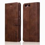 For Huawei P10 LC.IMEEKE Calf Texture Horizontal Flip Leather Case, with Holder & Card Slots & Wallet(Brown)