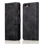 For Huawei P10 LC.IMEEKE Calf Texture Horizontal Flip Leather Case, with Holder & Card Slots & Wallet(Black)