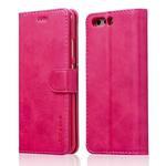 For Huawei P10 LC.IMEEKE Calf Texture Horizontal Flip Leather Case, with Holder & Card Slots & Wallet(Rose Red)