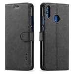 For Huawei Honor 8X LC.IMEEKE Calf Texture Horizontal Flip Leather Case, with Holder & Card Slots & Wallet(Black)
