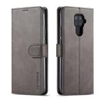 For Huawei Nova 5i Pro / Mate 30 Lite LC.IMEEKE Calf Texture Horizontal Flip Leather Case, with Holder & Card Slots & Wallet(Grey)