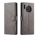 For Huawei Mate 30 Pro LC.IMEEKE Calf Texture Horizontal Flip Leather Case, with Holder & Card Slots & Wallet(Grey)